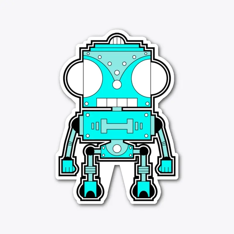 Monkey Robot Aqua