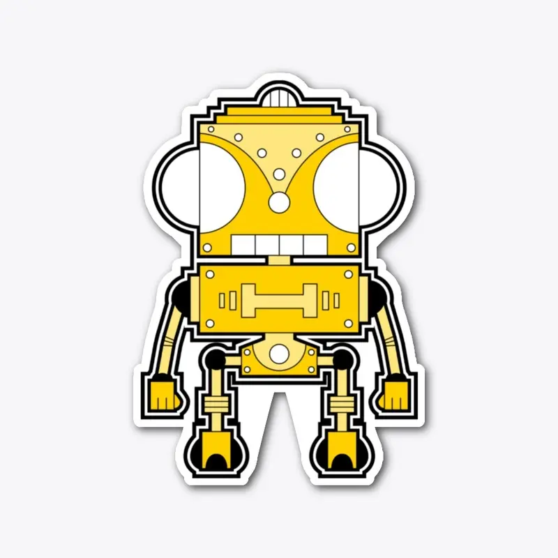 Monkey Robot Yellow