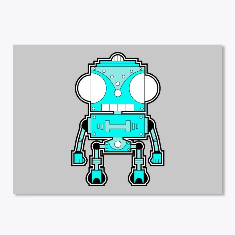 Monkey Robot Aqua